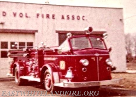 1947 American LaFrance. Second pumper. Purchased from Berwyn Fire Company.